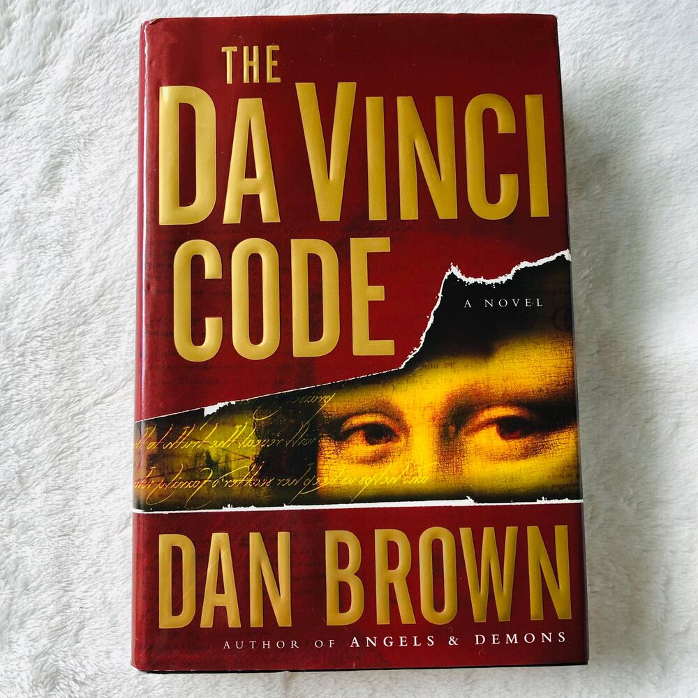 The Da Vinci Code By Dan Brown Novel Hardcover DJ